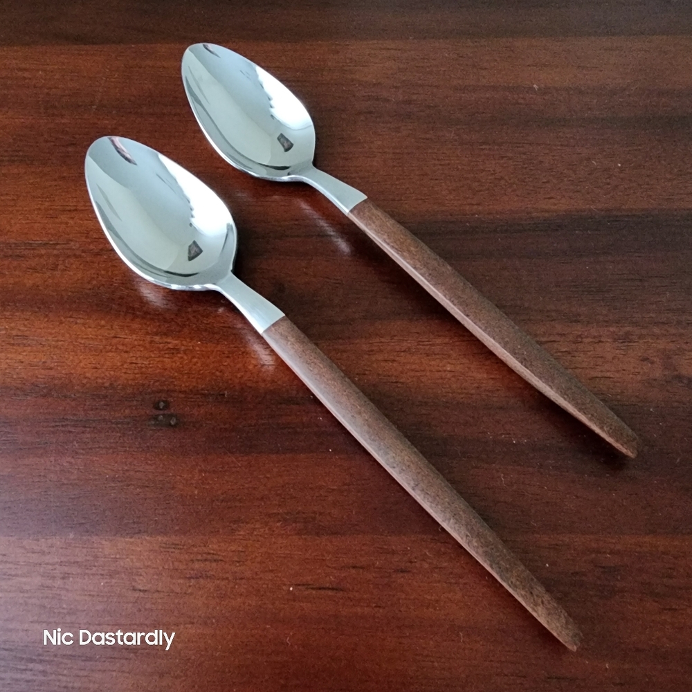 MCM Ekco Eterna Canoe Teaspoons